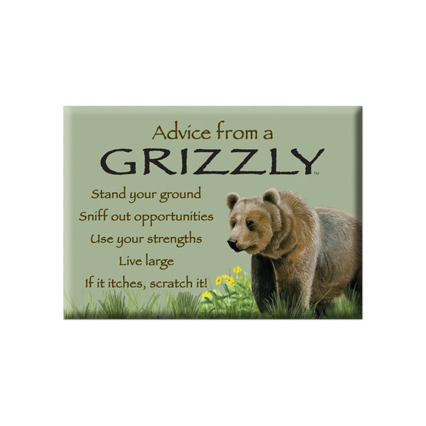 Advice from a Grizzly Jumbo Magnet