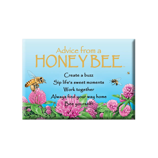 Advice from a Honey Bee Jumbo Magnet