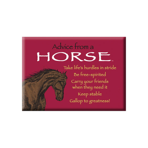 Advice from a Horse Jumbo Magnet