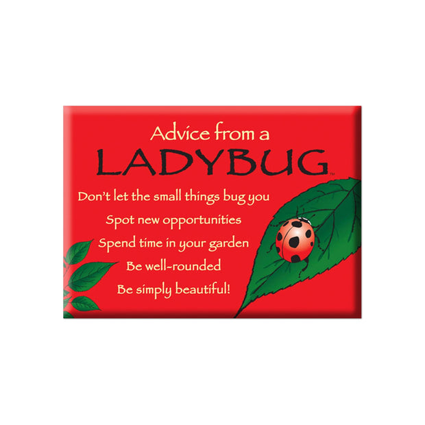 Advice from a Ladybug Jumbo Magnet