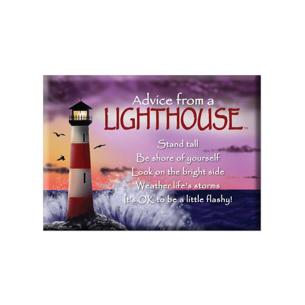 Advice from a Lighthouse Jumbo Magnet