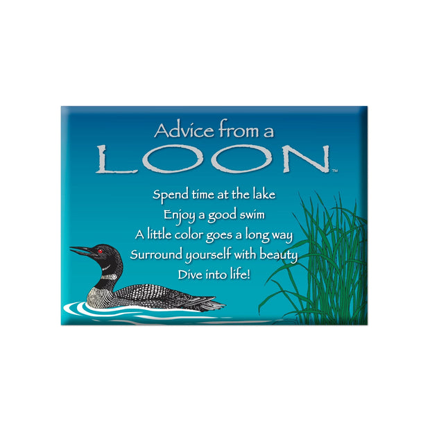 Advice from a Loon Jumbo Magnet
