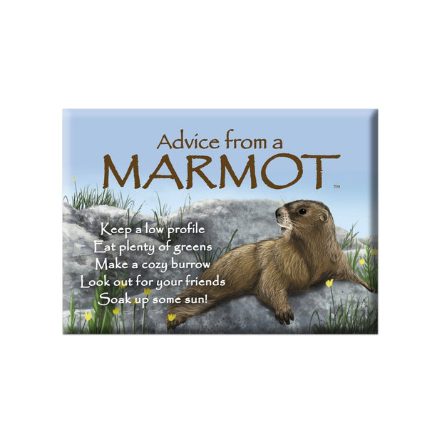 Advice from a Marmot Jumbo Magnet
