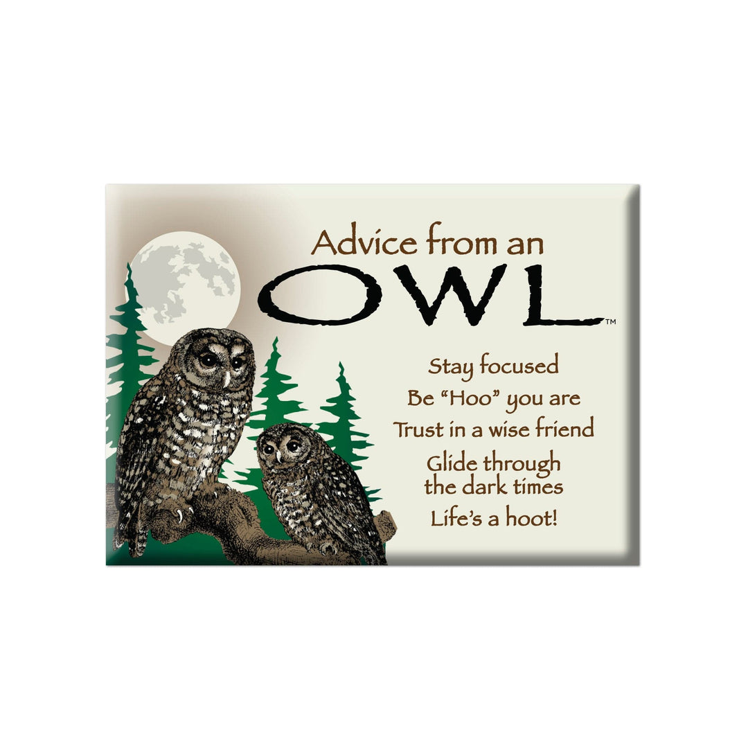Advice from an Owl Jumbo Magnet