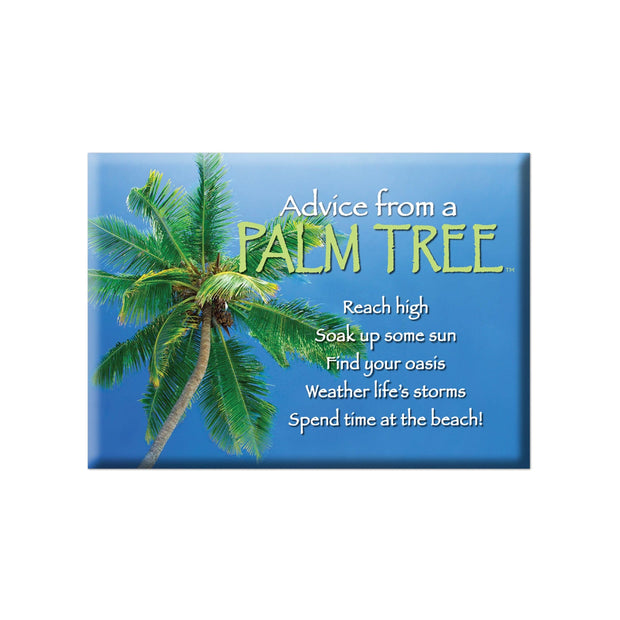 Advice from a Palm Tree Jumbo Magnet