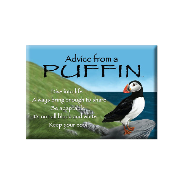 Advice from a Puffin Jumbo Magnet