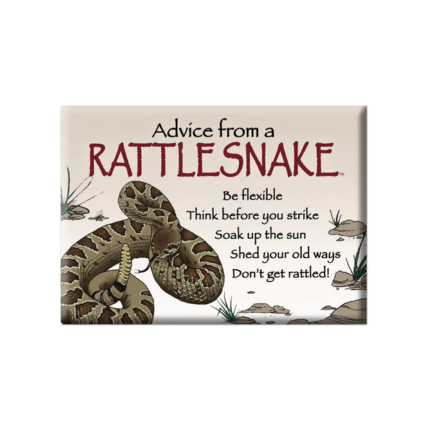 Advice from a Rattlesnake- Jumbo Magnet