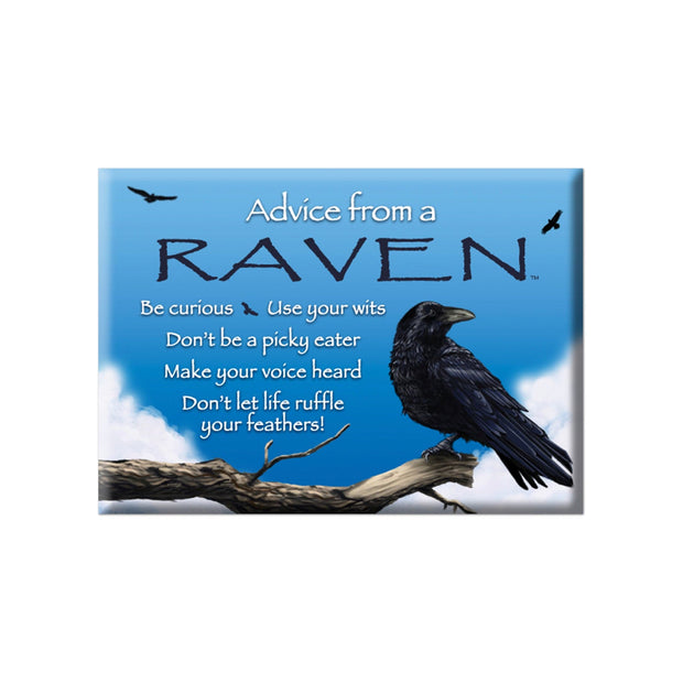 Advice from a Raven Jumbo Magnet
