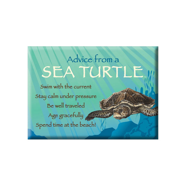 Advice from a Sea Turtle Jumbo Magnet