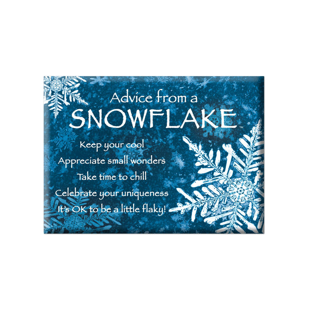 Advice from a Snowflake Jumbo Magnet