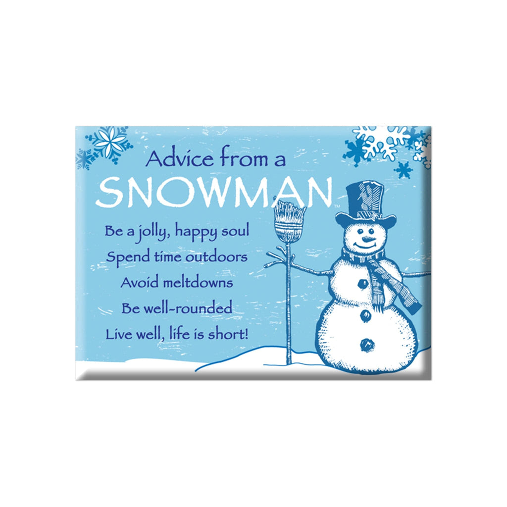 Advice from a Snowman Jumbo Magnet – Advice For Life