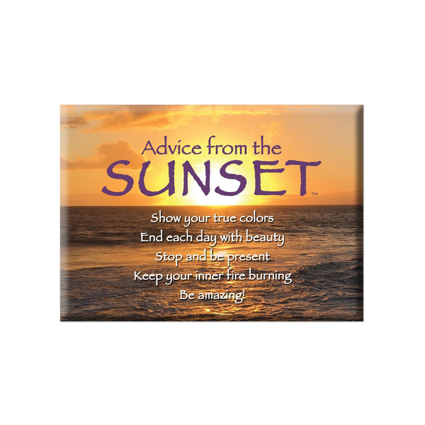 Advice from a Sunset- Beach- Jumbo Magnet