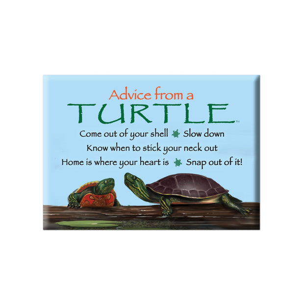 Advice from a Turtle Jumbo Magnet