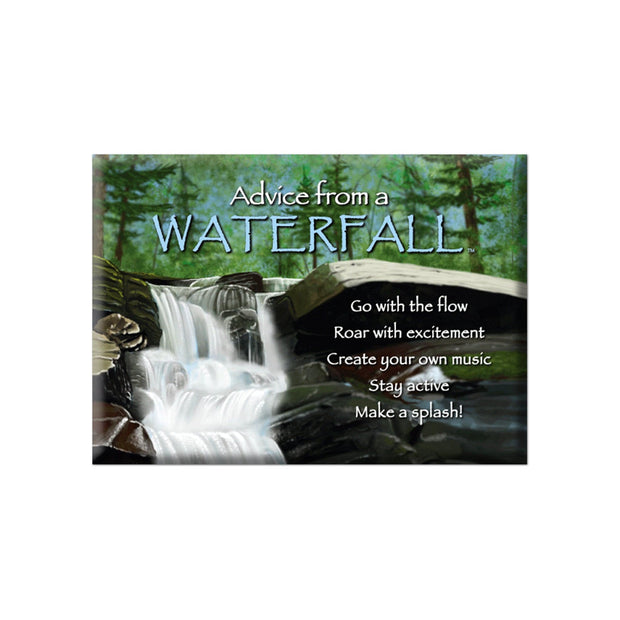 Advice from a Waterfall Jumbo Magnet