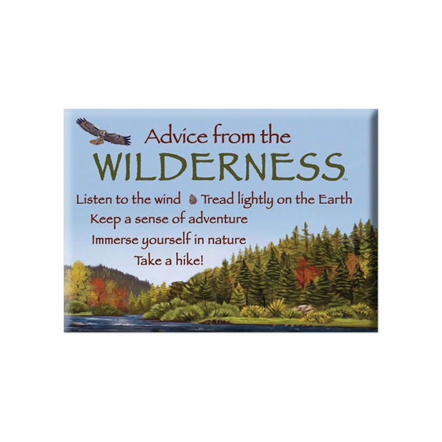 Advice from the Wilderness Jumbo Magnet