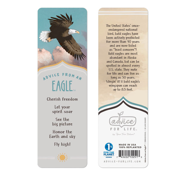 Advice from an Eagle Paper Bookmark