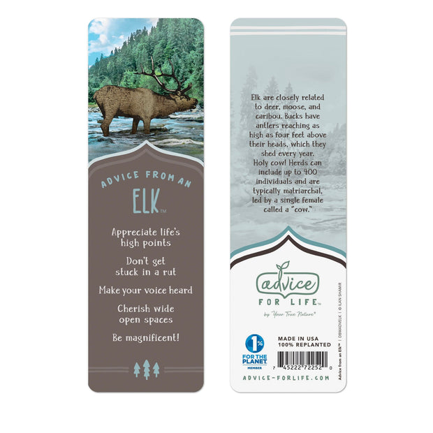 Advice from an Elk Paper Bookmark