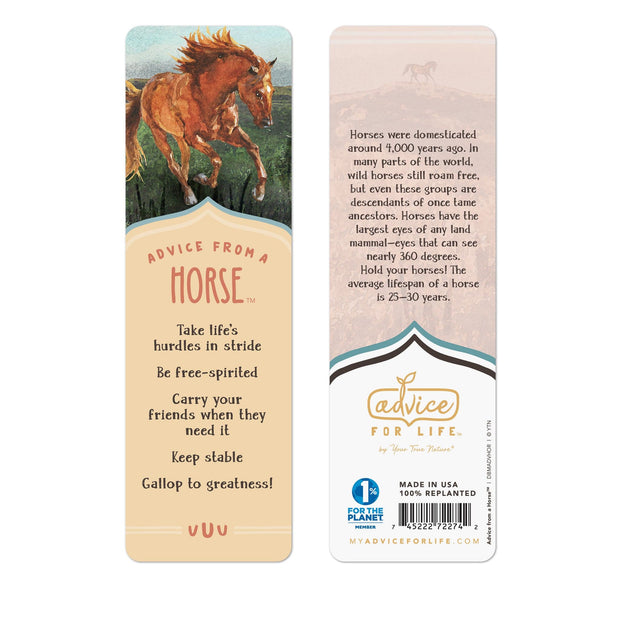 Advice from a Horse Paper Bookmark