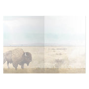 Advice from a Bison Greeting Card - Blank