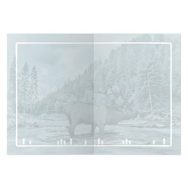 Advice from an Elk Greeting Card - Blank