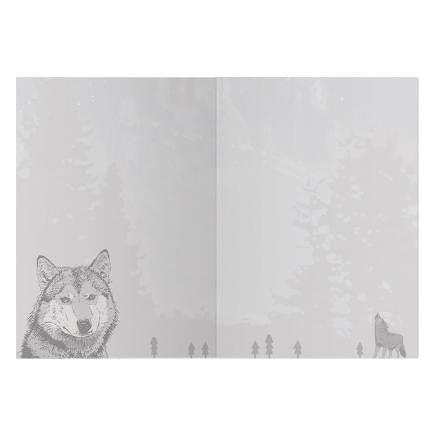 Advice from a Wolf Greeting Card