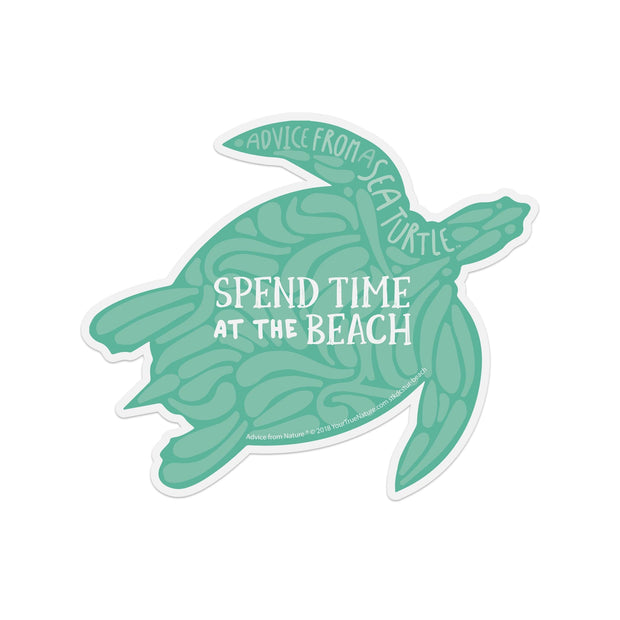 Advice from a Sea Turtle Sticker