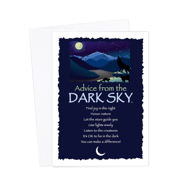 Advice from the Dark Sky Greeting Card