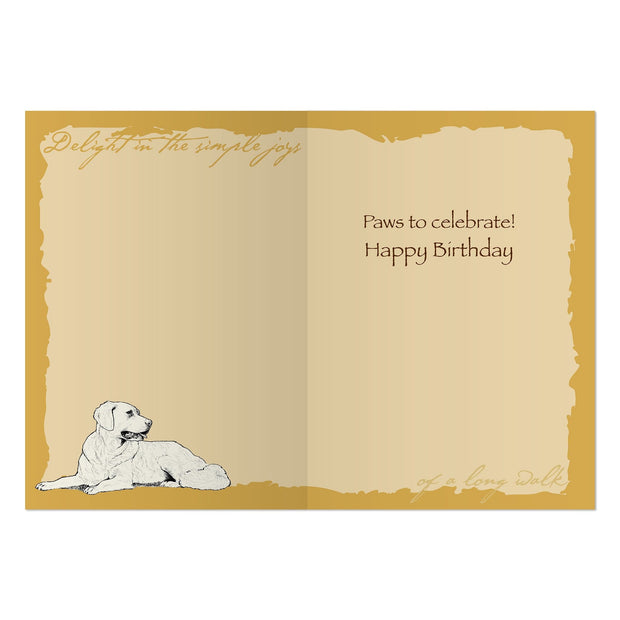 Advice from a Dog Birthday Card