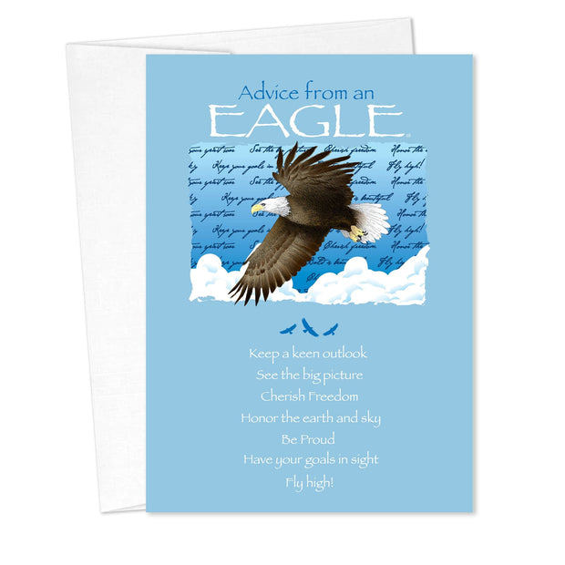 Advice from an Eagle Birthday Card (Best year ever)