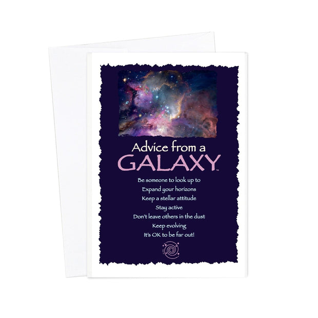 Advice from a Galaxy Greeting Card