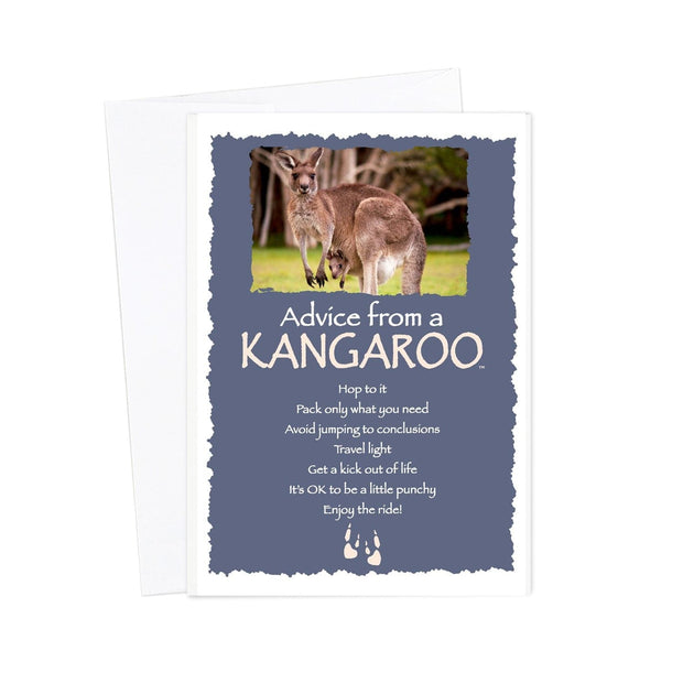 Advice from a Kangaroo Greeting Card