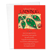 Advice from a Ladybug Birthday Card