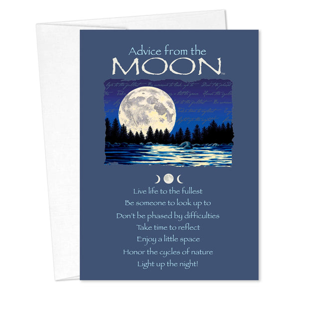 Advice from the Moon Birthday Card