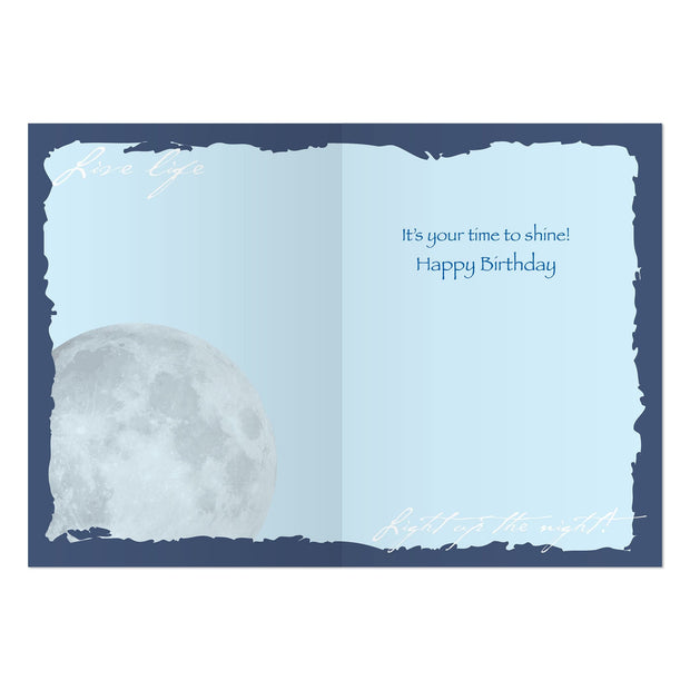 Advice from the Moon Birthday Card