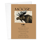 Advice from a Moose Birthday Card