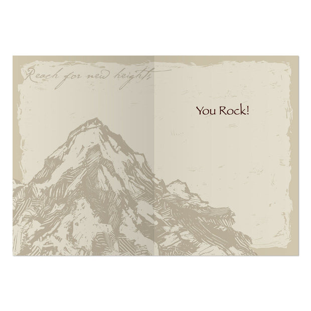 Advice from a Mountain Friendship Card (You rock)