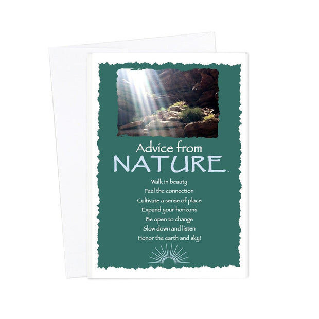Advice from Nature Greeting Card