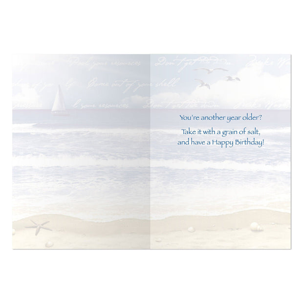 Advice from an Ocean Birthday Card