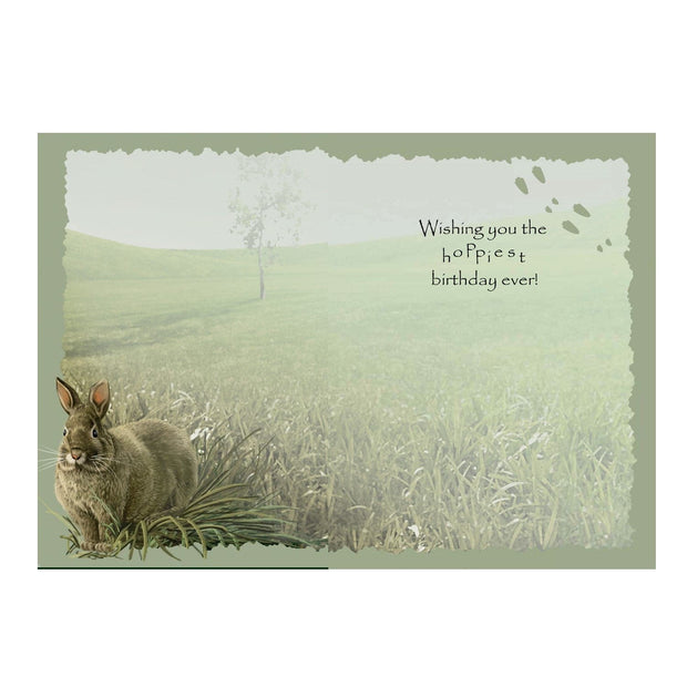 Advice from a Rabbit Birthday Card