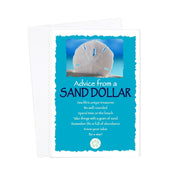 Advice from a Sand Dollar Greeting Card