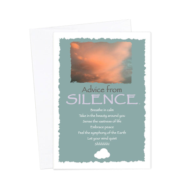 Advice from Silence Greeting Card