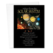Advice from the Solar System Birthday Card