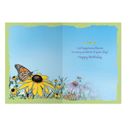 Advice from a Wildflower Birthday Card (Let happiness bloom)