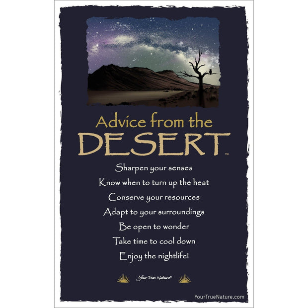 Advice from the Desert Frameable Art Card