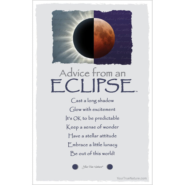 Advice from an Eclipse Frameable Art Card
