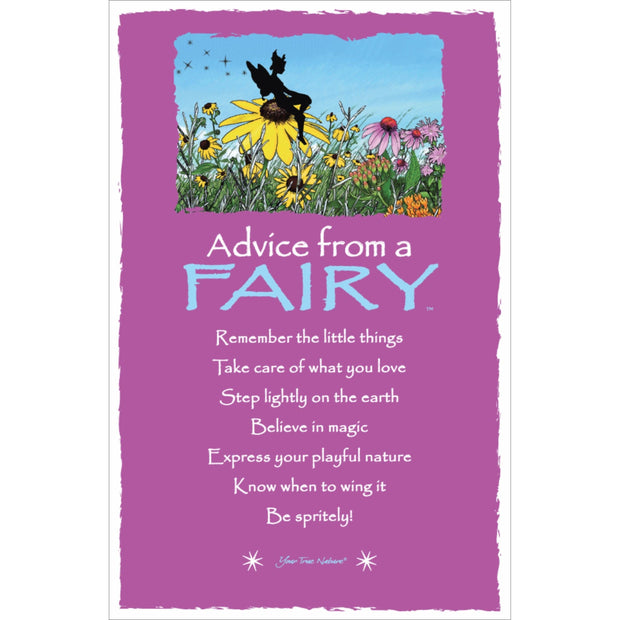 Advice from a Fairy Frameable Art Card