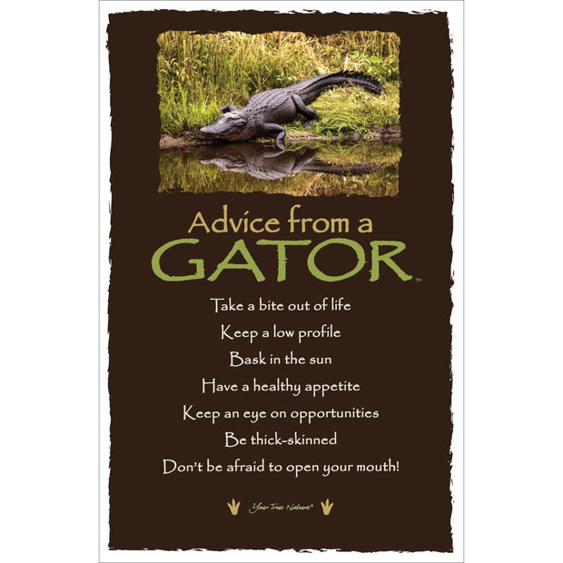 Advice from a Gator - Frameable Art Card
