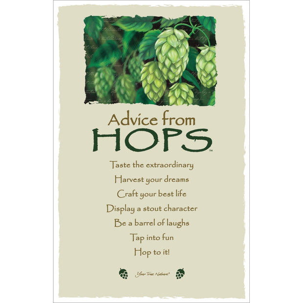 Advice from Hops Frameable Art Card