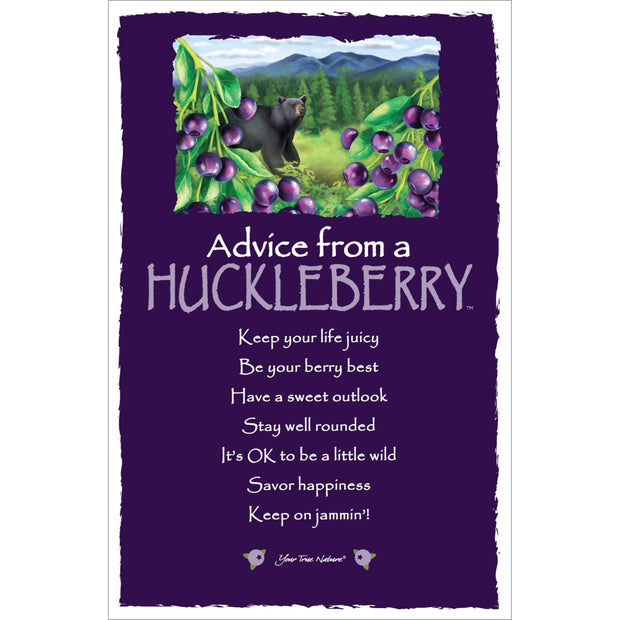 Advice from a Huckleberry Frameable Art Card