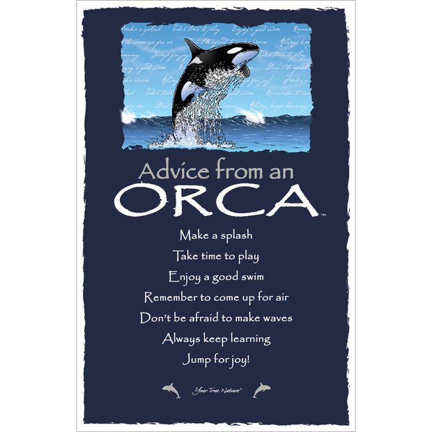 Advice from an Orca Frameable Art Card